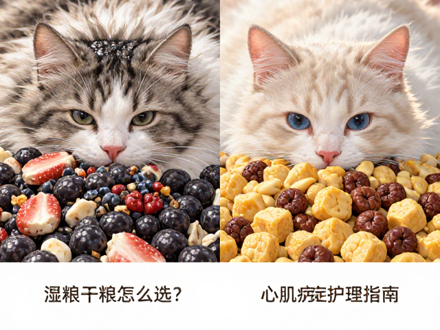 猫咪肠胃炎呕吐怎么办?湿粮干粮怎么选?心肌病症护理指南