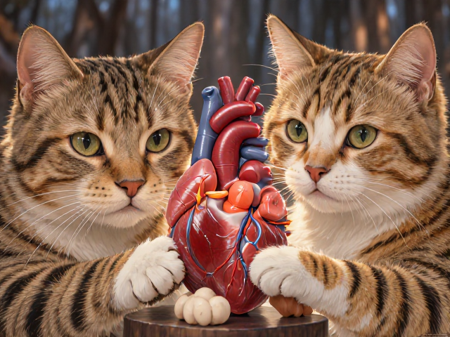 虎皮猫性格与心肌病关联?科学补充牛磺酸守护心脏健康