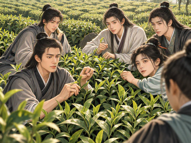 品相识别与特殊花纹，高适应性茶树种源解析