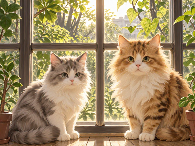 猫咪品相识别与喂养指南，封窗与无毒植物确保居家安全