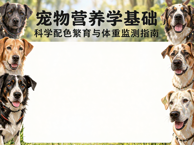 宠物营养学基础,科学配色繁育与体重监测指南