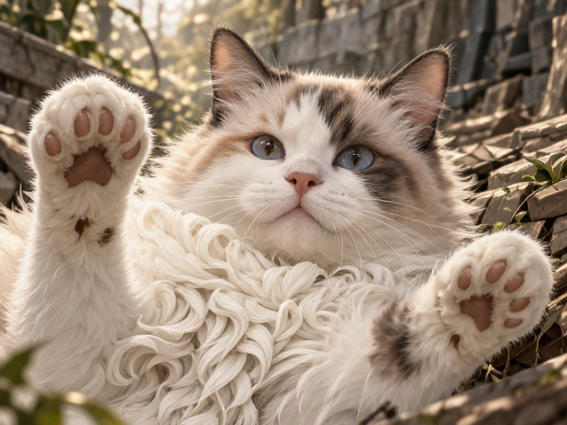 圆大爪子猫怎么养?配色繁育与营养学基础全解析