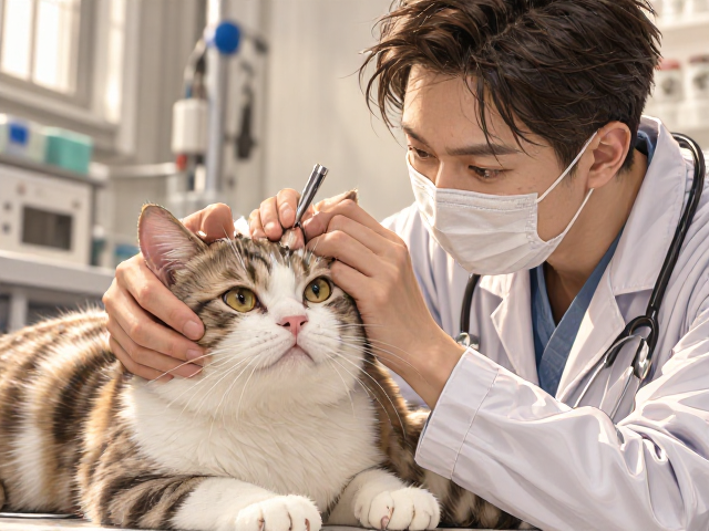 猫咪眼部卫生检查与专科兽医随访,科学配色繁育指南