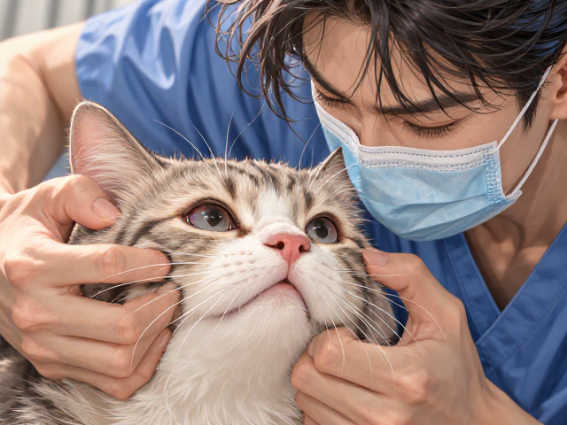 猫咪眼部卫生检查与专科兽医随访,科学配色繁育指南