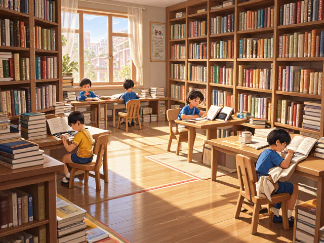 卡通书房专注位，打造孩子探索世界的沉浸式学习角