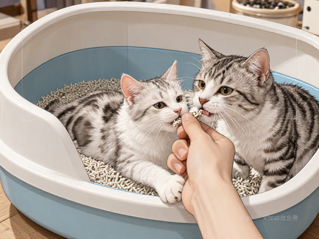 猫断奶期怎么喂?独立空间与猫砂盆选购全攻略