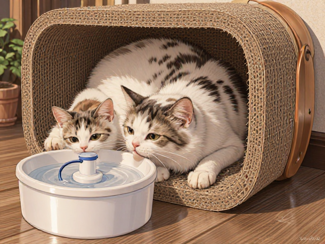 猫断奶期怎么喂？自动饮水器与猫抓板使用全指南