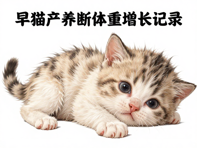 早产猫断奶期体重增长记录,科学喂养指南助健康成长