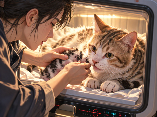 早产猫断奶喂养指南,宠物恒温箱如何保温护理