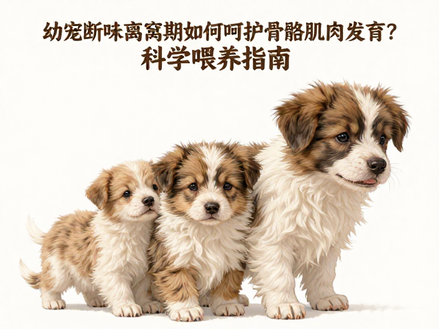 幼宠断奶离窝期如何呵护骨骼肌肉发育?科学喂养指南