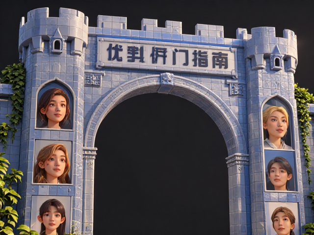 卡通塑料注塑城堡门头,3D建模渲染与SEO优化实战指南