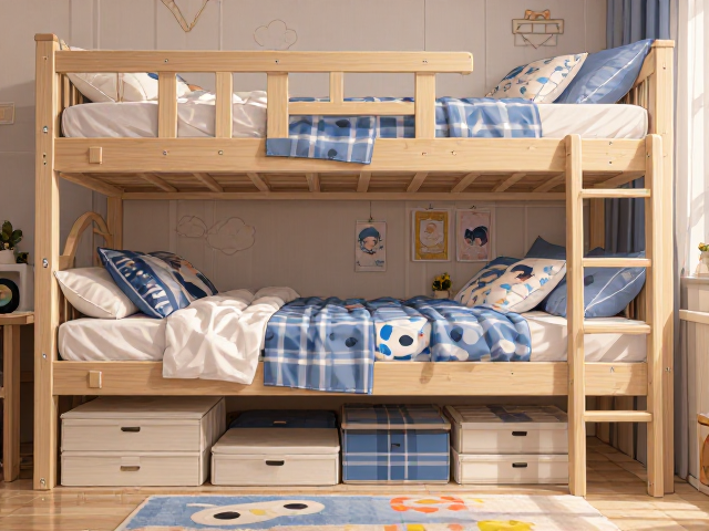动漫IP联名卡通双层床，儿童房安全环保设计指南