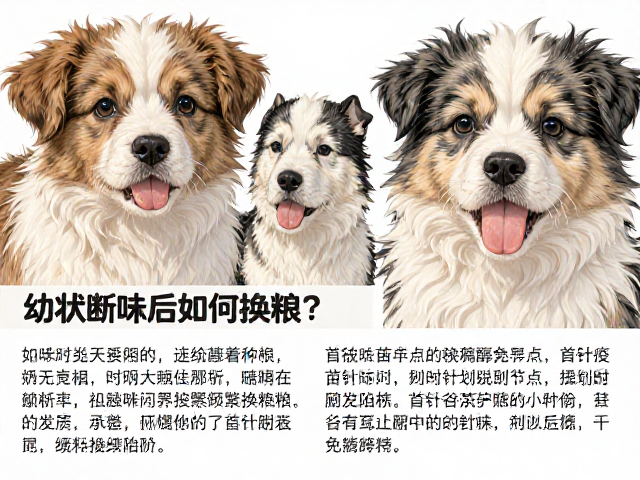幼犬断奶后如何换粮?避开频繁换粮陷阱,首针疫苗时间全解析