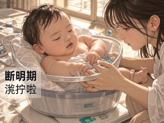 宝宝断奶期护理，温水擦拭身体与定期称重的关键指南