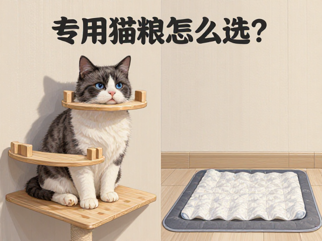专用猫粮怎么选？墙面猫跳台与宠物尿垫选购全攻略