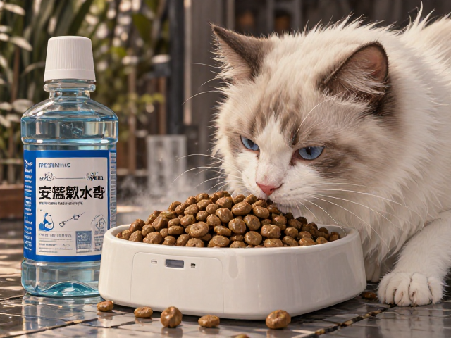 专用猫粮搭配防猫砂碗与宠物漱口水,打造科学养宠新体验