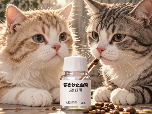专用猫粮搭配宠物碘伏止血粉与猫条，新手养猫避坑指南