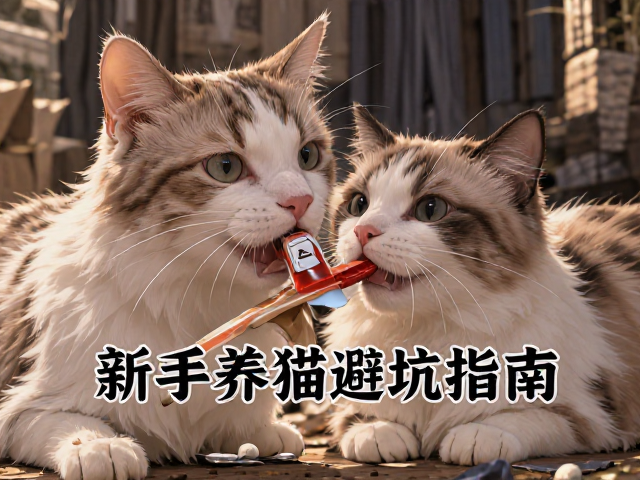 专用猫粮搭配宠物碘伏止血粉与猫条，新手养猫避坑指南