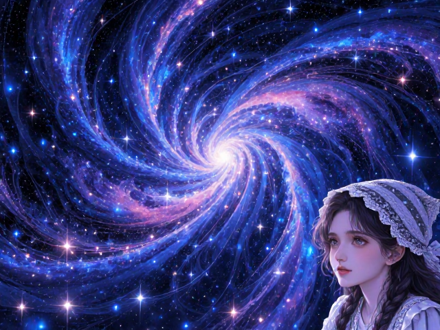 卡通星空宇宙壁纸,高低错落的梦幻设计灵感