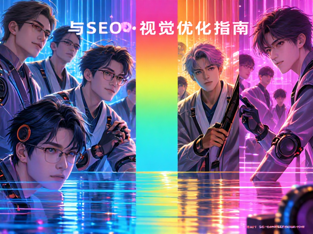 卡通渐变撞色设计,高饱和度配色灵感与SEO视觉优化指南