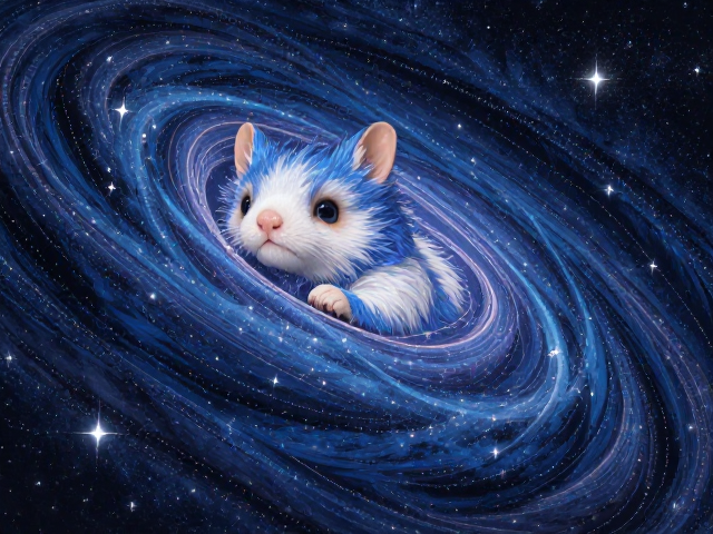 星空宇宙中的卡通动物拟态，揭秘萌趣设计灵感与创意视觉艺术