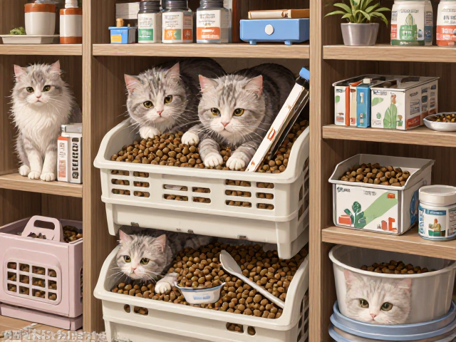 老年猫专用猫粮与收纳用品，科学护理指南，让爱猫安享晚年