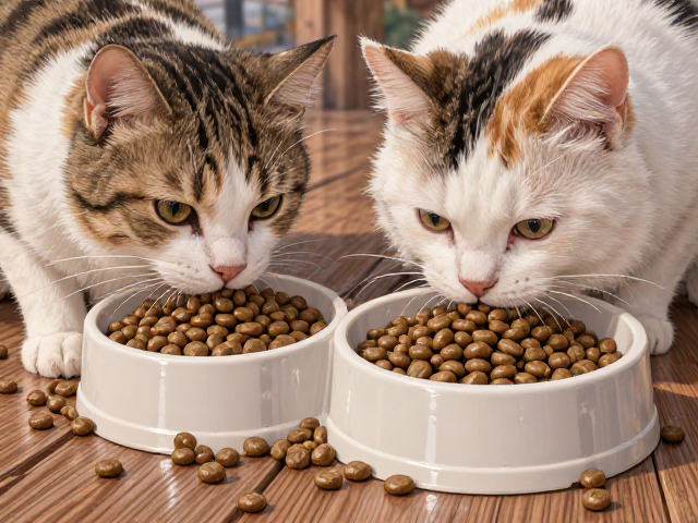 专用猫粮搭配防猫砂碗防噎碗,告别进食尴尬