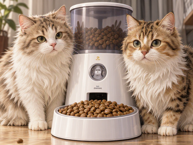 进口高端猫粮搭配自动喂食器,科学喂养指南