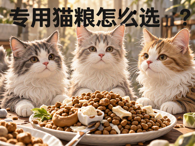 专用猫粮怎么选?按猫龄避坑,严防细小物件误食危害