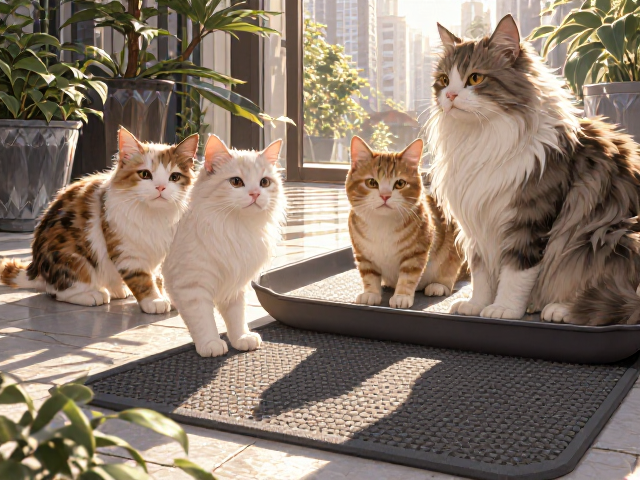 专用猫粮搭配防滑垫,猫窝定期暴晒更卫生