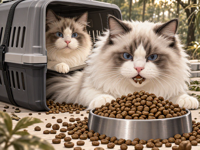 英短布偶怎么选猫粮?专用粮,航空箱外出包全攻略