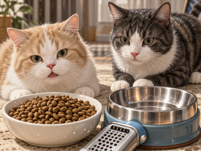 专用猫粮怎么选?搭配陶瓷不锈钢碗与磨甲器,打造科学养猫日常