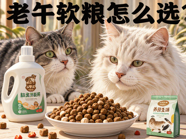 老年猫软粮怎么选?专用猫粮搭配宠物洗衣液,打造洁净健康养老生活