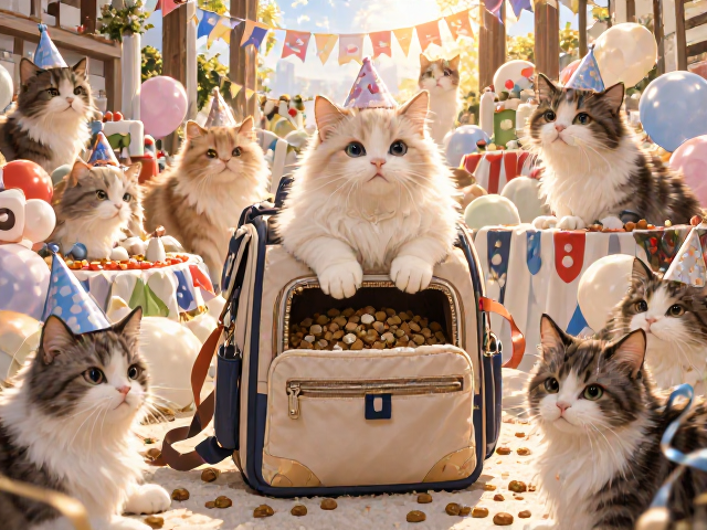 专用猫粮怎么选?宠物背包搭配生日派对装饰全攻略