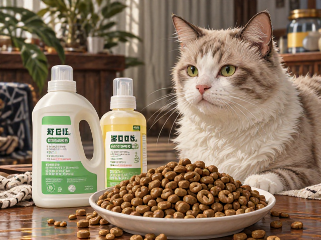 老年猫软粮怎么选?专用猫粮搭配宠物洗衣液,打造洁净健康养老生活