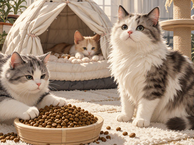 专用猫粮怎么选?清洗猫窝与猫跳台清洁指南,养猫必看
