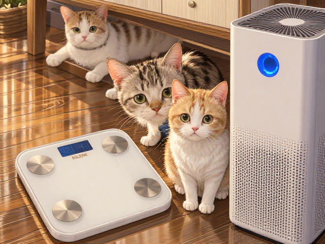 专用猫粮怎么选?宠物体重秤与空气净化器搭配指南