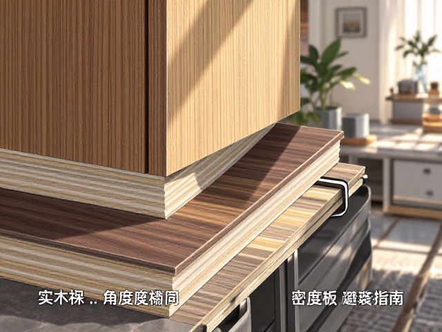 实木vs密度板怎么选？重点确认边角圆润度避坑指南