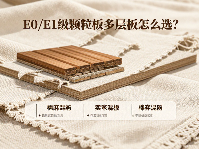实木vs板材,E0/E1级颗粒板多层板怎么选?棉麻混纺搭配指南