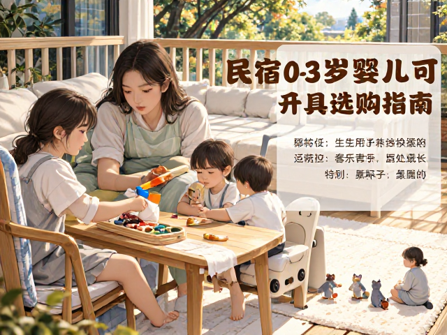 民宿亲子主题配置,0-3岁婴幼儿可升降家具选购指南
