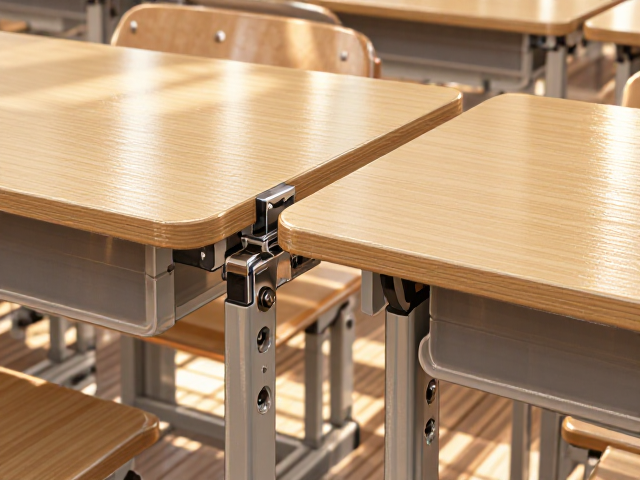 小学低年级家具改造，可升降桌配阻尼缓冲铰链，安全静音更护脊