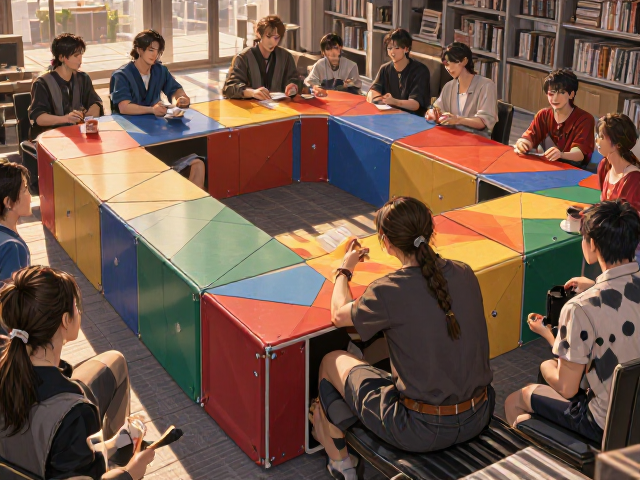 可升降游戏室家具,模块化组合拼接打造互动空间