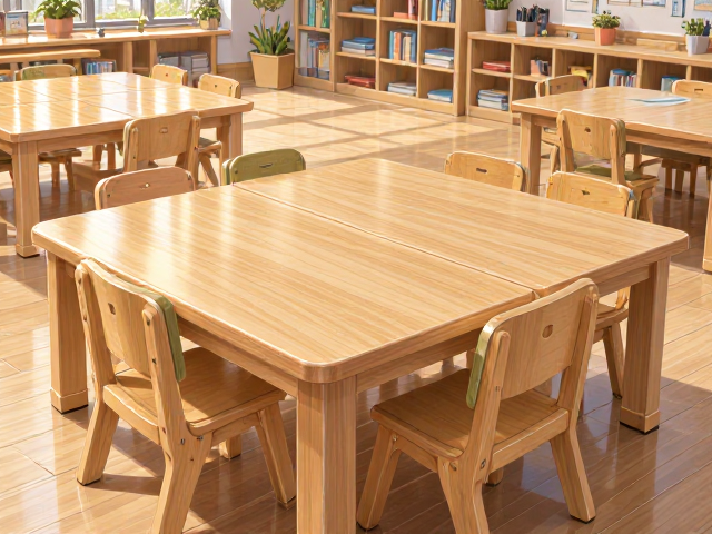 幼儿园教室可升降模块化拼接桌椅,打造灵活教学空间