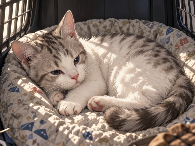 断奶期幼猫长途运输安抚,恒温猫窝如何守护肠胃与睡眠