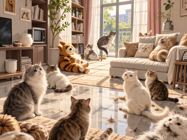 猫咪室内活动空间怎么设?疫苗确认后,如何减少掉毛烦恼?