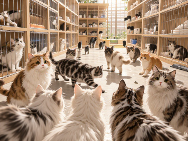 正规猫舍猫咪掉毛吗?室内活动能减少吗?