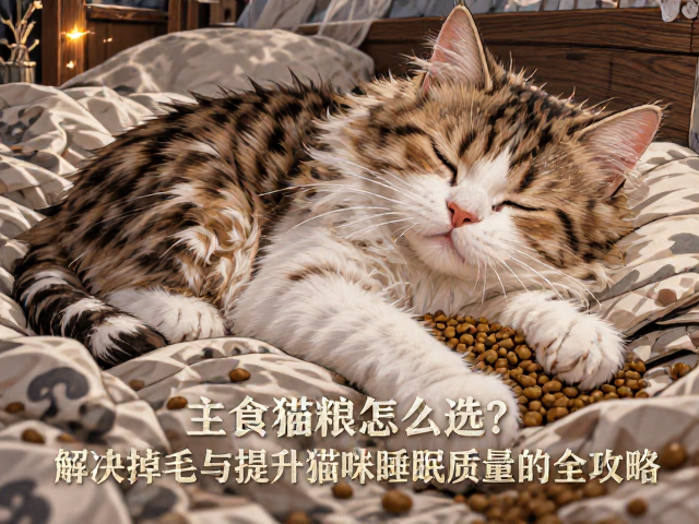 主食猫粮怎么选？解决掉毛与提升猫咪睡眠质量的全攻略