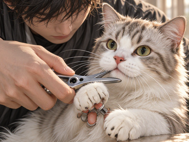 正规繁育者鉴别，如何让猫咪适应剪指甲与减少掉毛