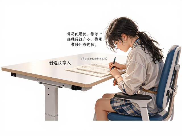 可升降书桌怎么选？坐姿监测提醒，让孩子专注学习不弯腰