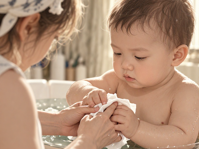 婴幼儿清洁用湿布擦拭?安静环境更需听力保护